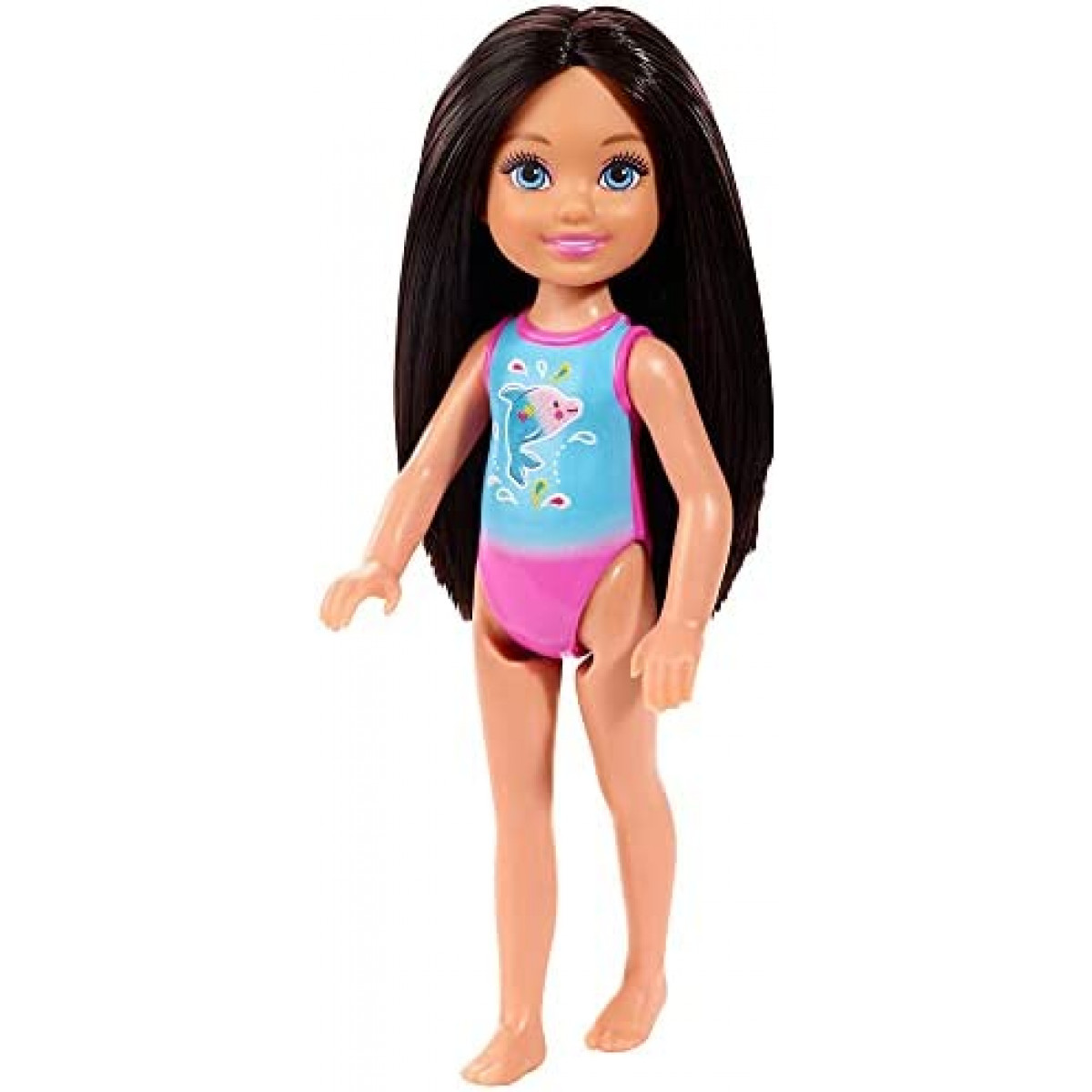 Barbie Club Chelsea Beach Doll Dolphin Bathing Suit