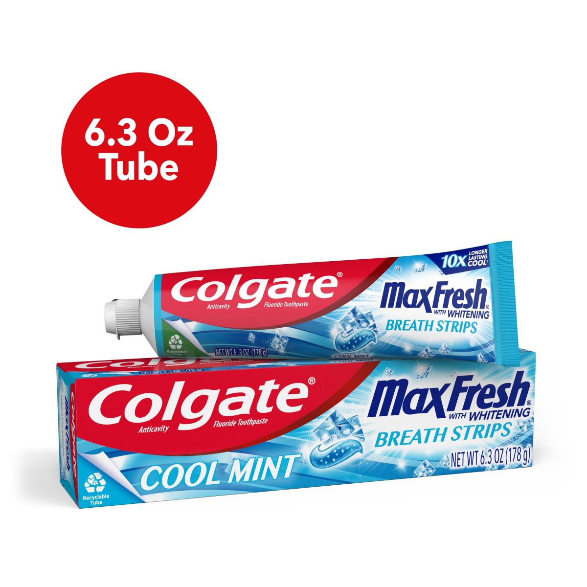 Colgate Max Fresh With Whitening Toothpaste With Mini
