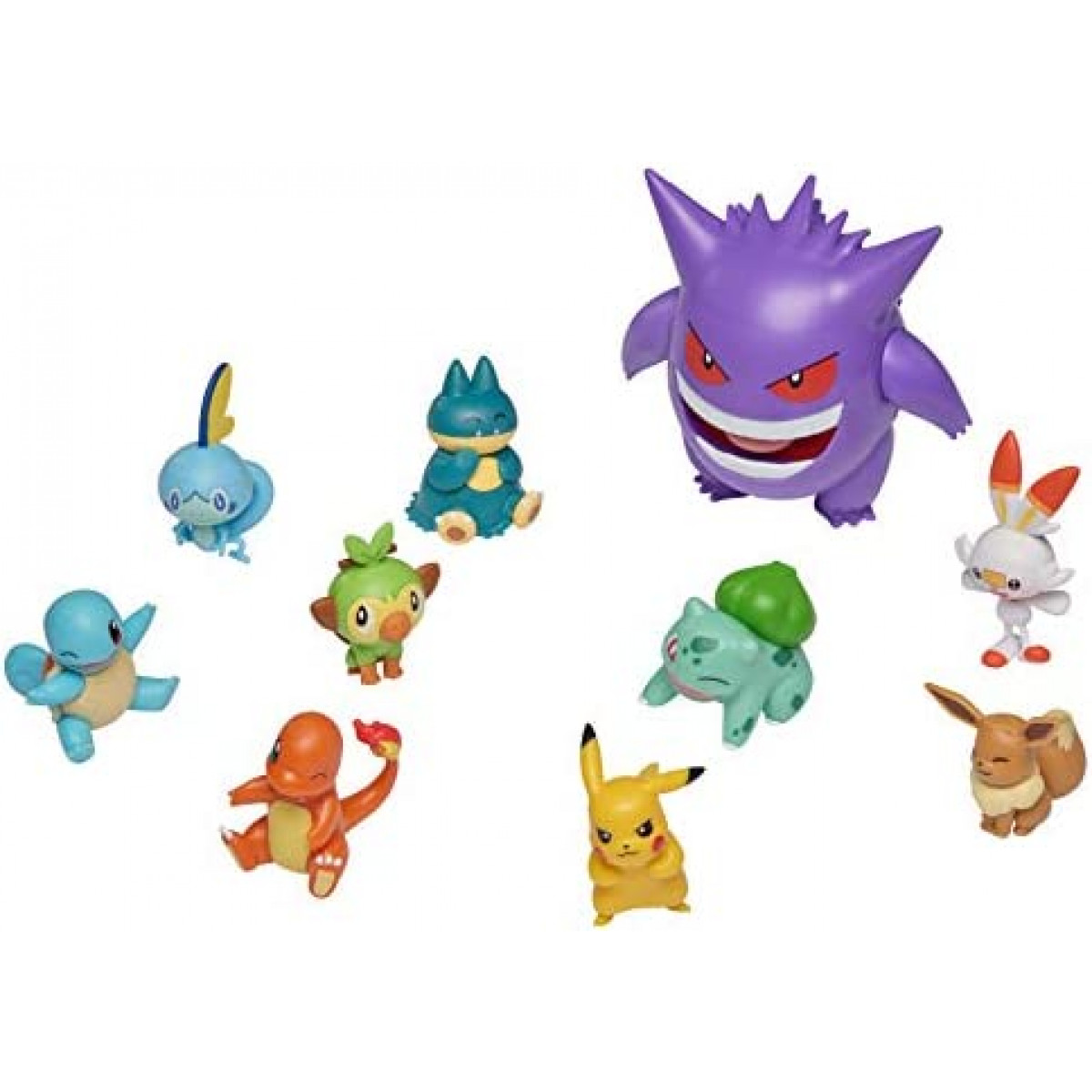 Bizak Pokemon Multipack Lot de 10 Figurines avec 10 Figurines avec des  Finitions Incroyables (63220244)