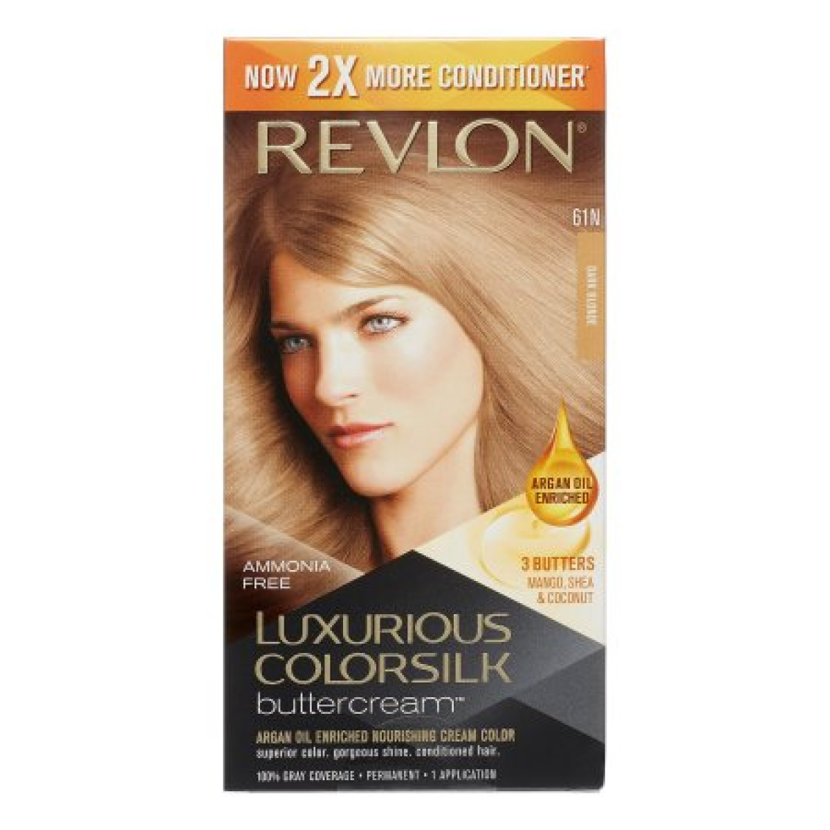 Revlon Luxurious Colorsilk Buttercream Hair Color Dark Blonde