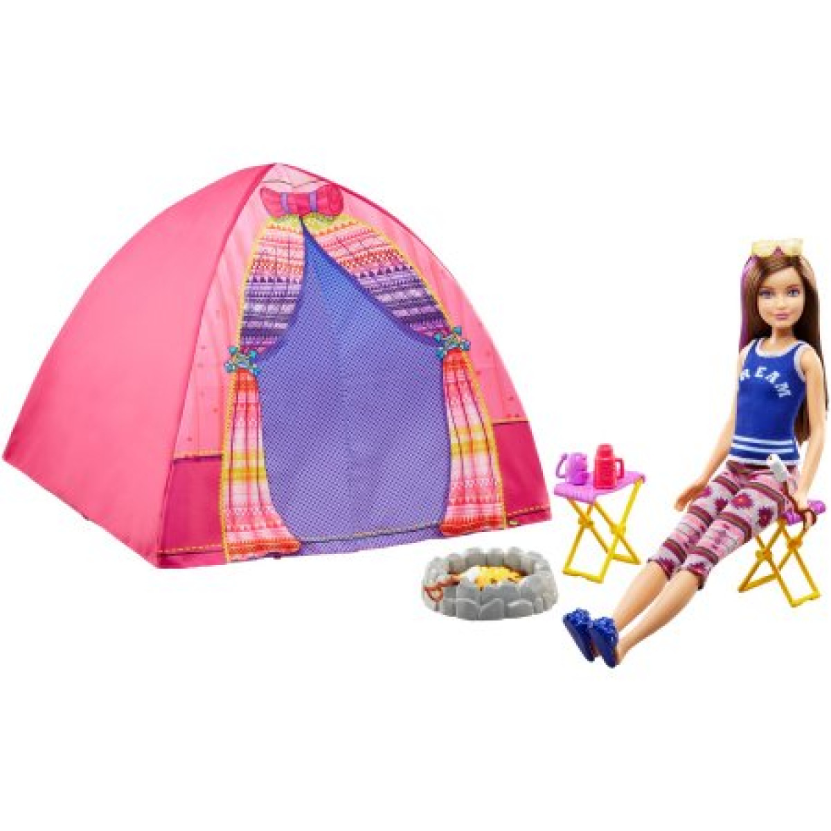 barbie au camping