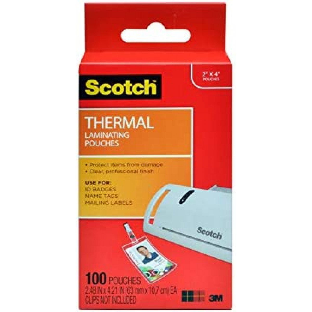 Scotch Thermal Laminating Pouches 5 Mil Thick For 