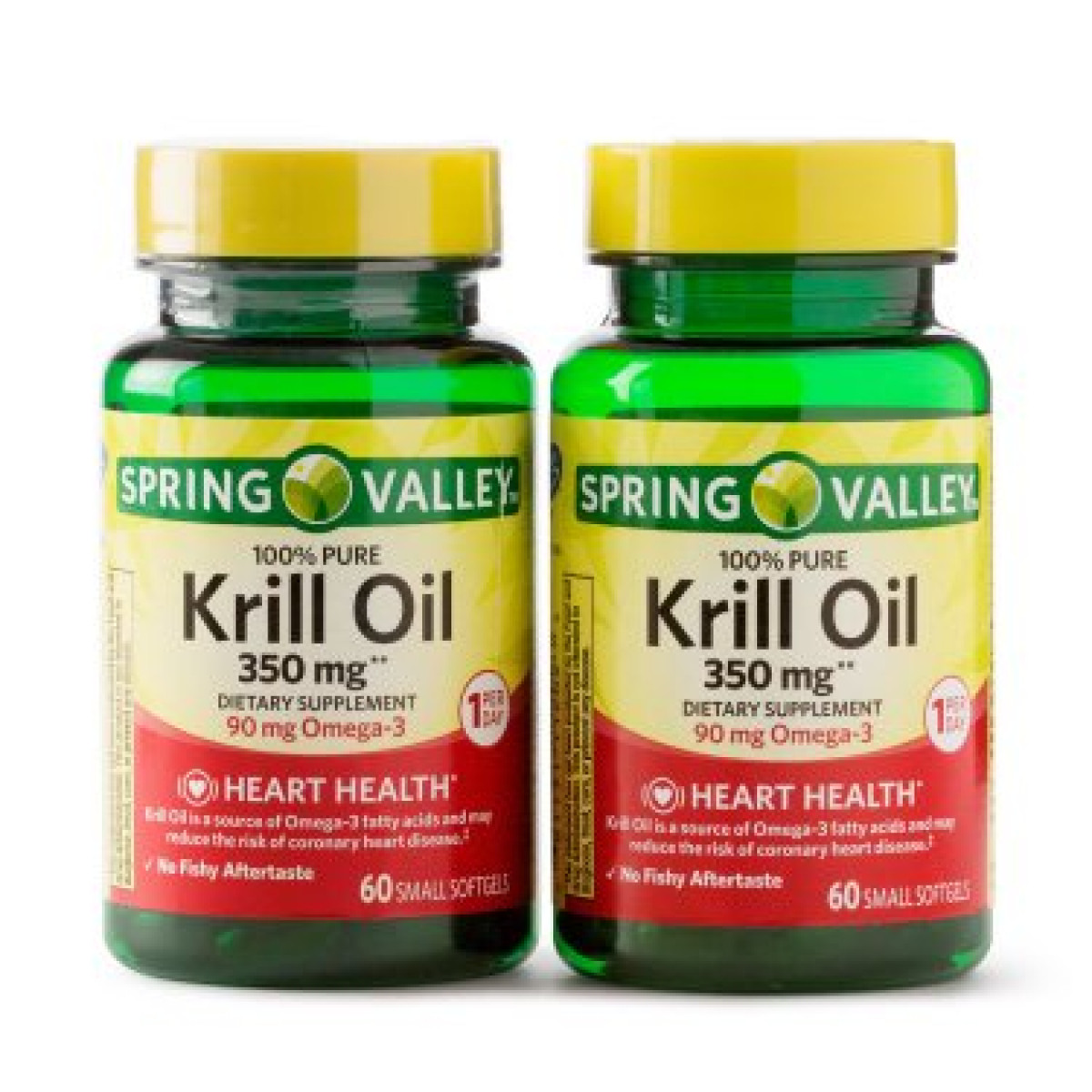 Spring Valley Krill Oil, 350mg per Serving, 60ct, 2pk