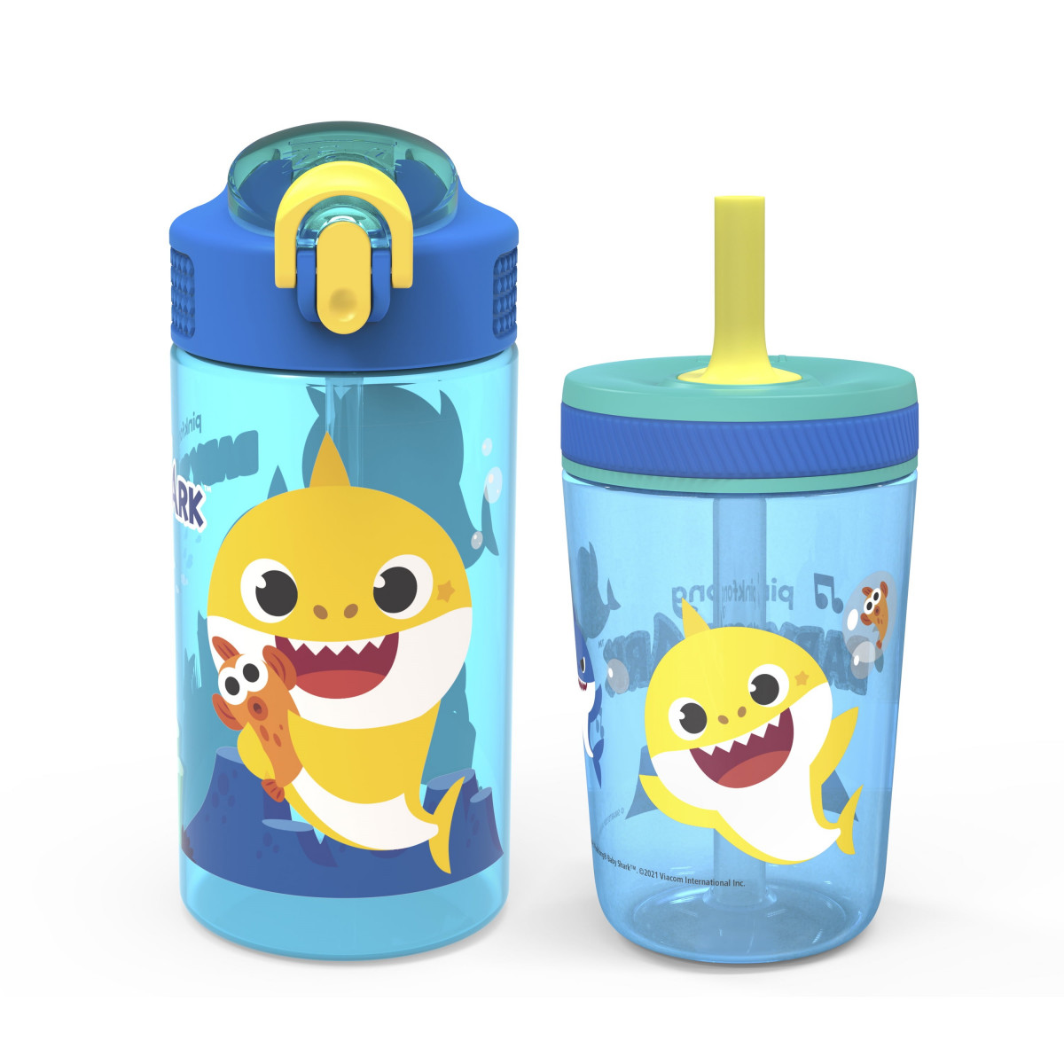 ZAK! Baby Shark Kelso Tumbler, 15 Oz.