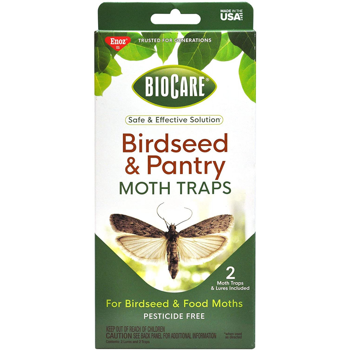  BioCare Flour and Pantry Moth Traps with Lures, 2