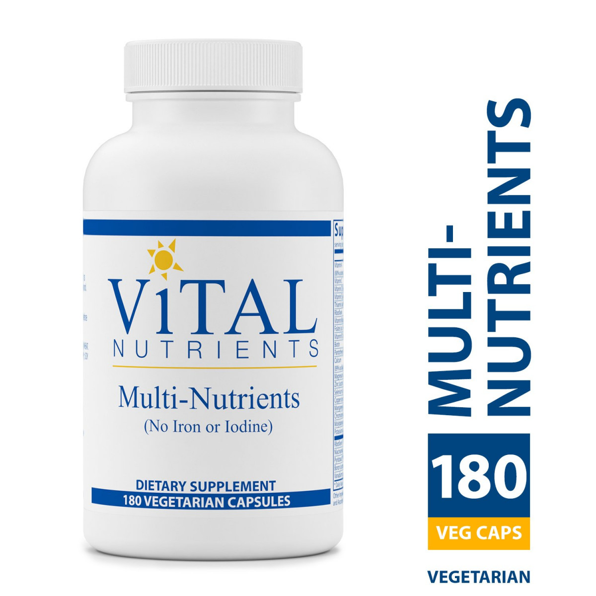 Vital Nutrients - Multi-Nutrients (No Iron or Iodine)