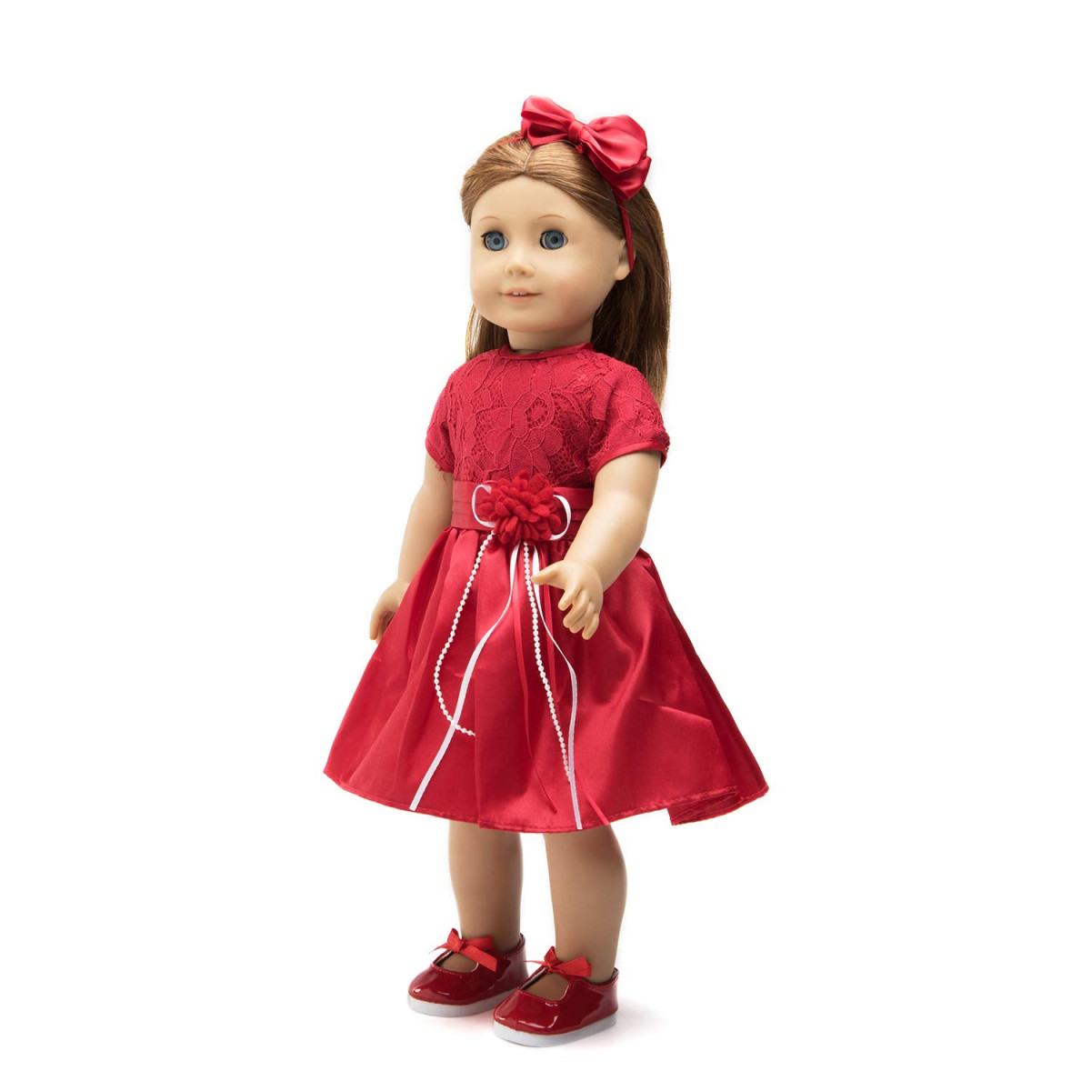 american girl red dress