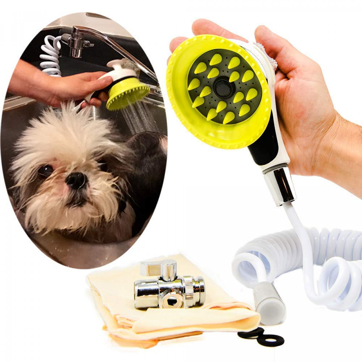 Wondurdog Sink Faucet Pet Wash Kit