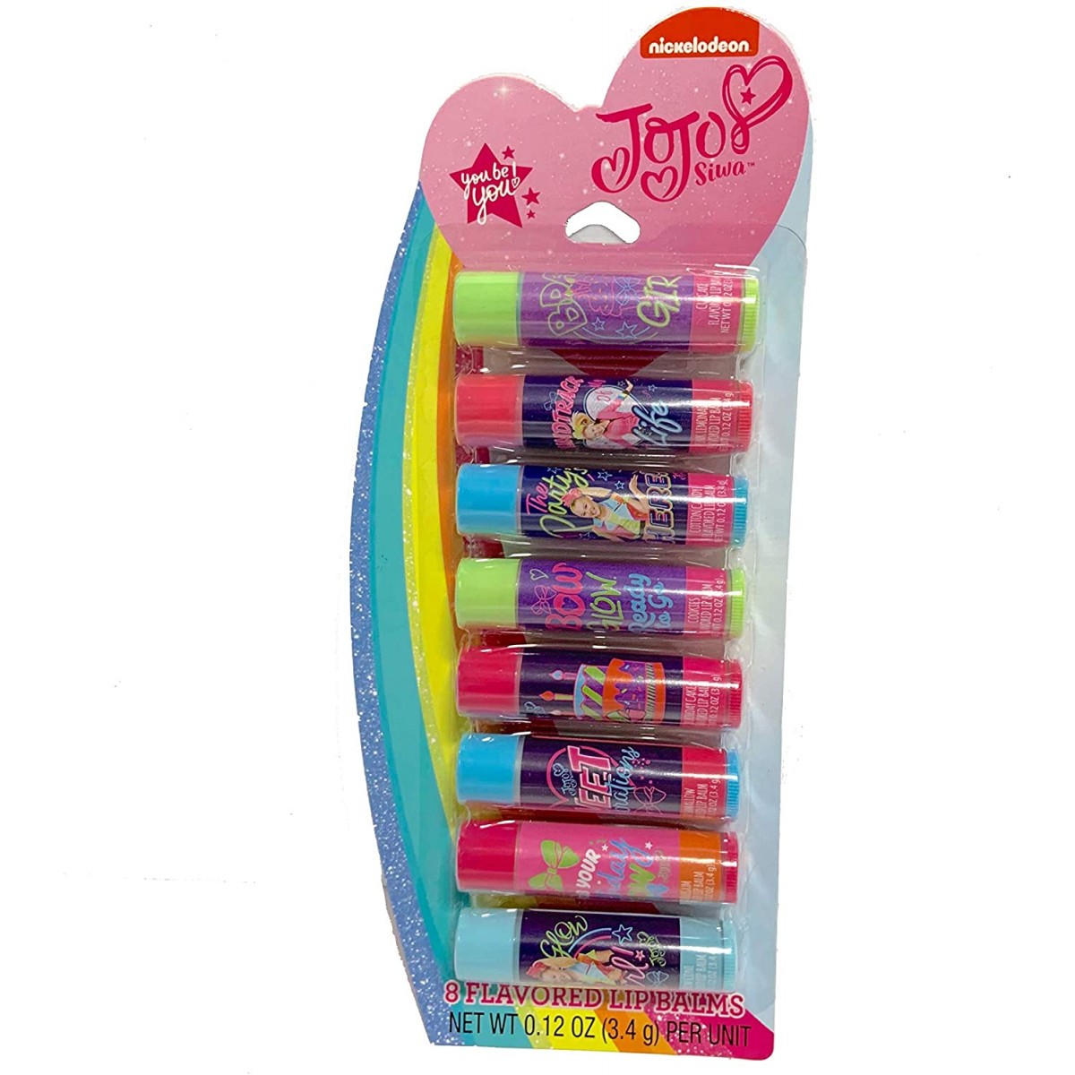 Jojo Siwa Flavored Lip Balm 8 Pack 8614