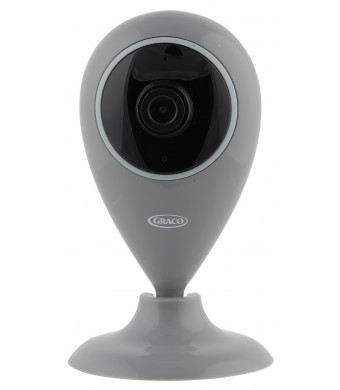 Graco Wifi Baby Monitor With Night Vision, Motion Detection and 2 Way Audio, Featured in Color Gray