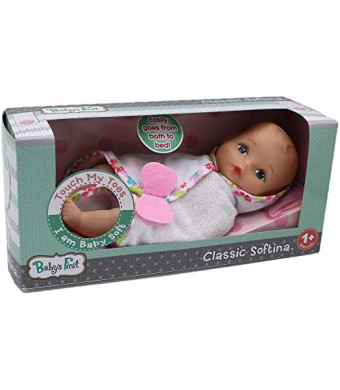 Baby's First Doll, Bathtime with Baby Softina, Machine Washable Doll, Lifelike Features, for Ages 1+