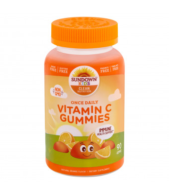 Sundown Kids Vitamin C Gummies Dietary Supplement, 90 count