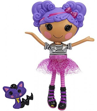 Lalaloopsy Doll- Storm E. Sky and Cool Cat, 13" Rocker Musician Doll with Purple Hair, Pink/Black Outfit & Accessories, Reusable House Playset- Gifts for Kids, Toys for Girls Ages 3 4 5+ to 103 Years