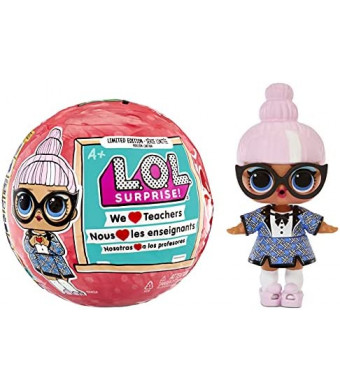 LOL Surprise MGA Cares Collectible Doll 7+ Surprises Limited Edition Teachers Appreciation Doll with School Themed Accessories, Gift for Kids, Toys for Girls Boys Ages 4 5 6 7+ Years Old