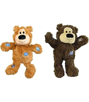 Kong Wild Knots Bears Durable Dog Toys Size:Med/Large Pack of 2, Medium Breeds