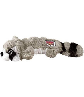 KONG - Scrunch Knots Raccoon - Internal Knotted Ropes and Minimal Stuffing for Less Mess - For Medium/Large Dogs