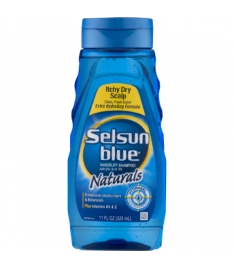 Selsun Blue Naturals Itchy Dry Scalp Anti-Dandruff Shampoo, 11 Oz