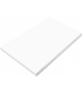 Prang (Formerly SunWorks) Construction Paper, Bright White, 12" x 18", 100 Sheets