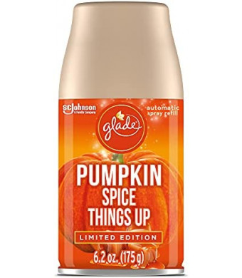 Glade Automatic Spray Refill, Air Freshener for Home and Bathroom, Pumpkin Spice, 6.2 Oz