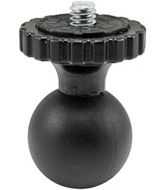 ARKON SP25MMCAM 25mm Swivel Ball to 1/4 20 Camera Mounting Bolt Adapter (Black)