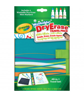 Crayola Dry-Erase Travel Pack Board & Washable Markers