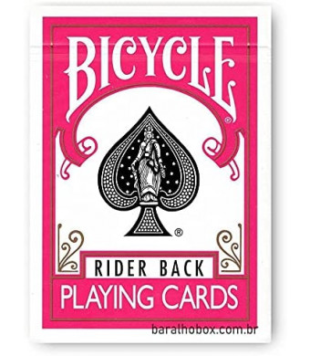 Bicycle Rider Back Fuchsia Deck