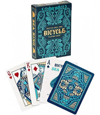 Bicycle Sea King Playing Cards Blue