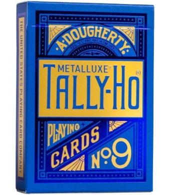 Tally-Ho MetalLuxe Blue Playing Cards