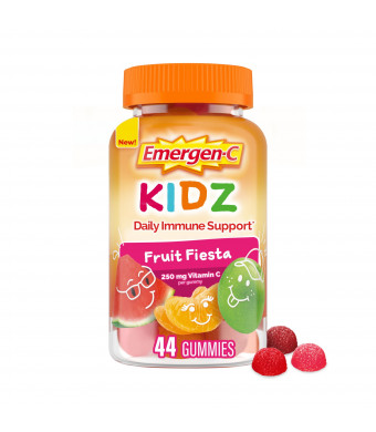 Emergen-C Kidz Daily Immune Support Dietary Supplements With Vitamin C, Fruit Fiesta - 44 Count