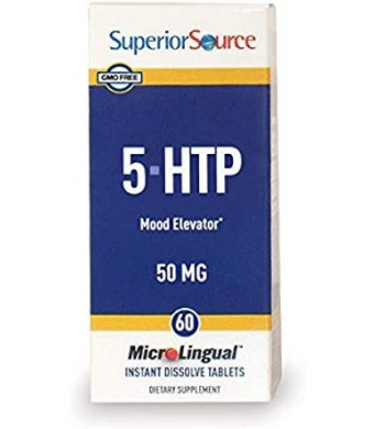 Superior Source 5-HTP Nutritional Supplements, 50 mg, 60 Count