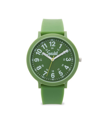 Speidel Eco Color Pop Recyclable Plastic Watch with 18mm Recyclable Silicone Strap - Avocado