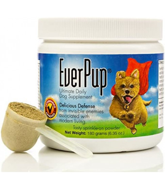 EverPup Ultimate Daily Dog Supplement with Glucosamine, Prebiotics, Probiotics, Apoptogens, Vitamins and Minerals for Healthy Joints, Immunity, Digestion, Skin Health