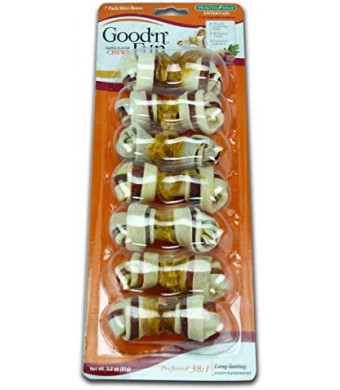 Good 'N' Fun Triple Flavor Mini Rawhide Chews