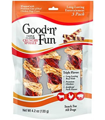 Good'n'Fun Crunchy Spirals Beef/Chicken