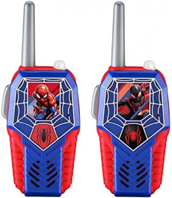 Spiderman FRS Walkie Talkies for Kids with Lights and Sounds Kid Friendly Easy to Use