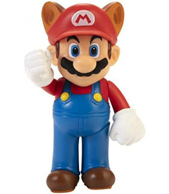 Super Mario Racoon Mario 2.5" Collectible Toy Action Figure