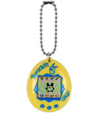 Tamagotchi 42812 Original Yellow & Blue - Feed, Care, Nurture-Virtual Pet with Chain for on The go Play