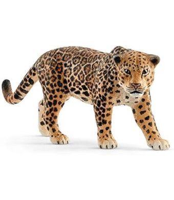 Schleich Wild Life Realistic Prowling Jaguar Figurine - Detailed Jungle Toy Wild Cat Jaguar Action Figure, Education and Fun for Boys and Girls, Gift for Kids Ages 3+