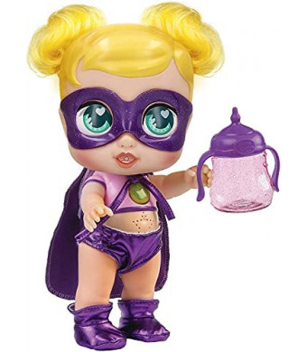 SUPER CUTE LITTLE BABIES - Sofi Doll: Superpower Nature! with Reversible Clothes and Magic Baby Bottle