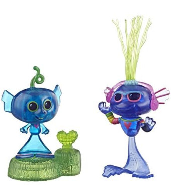 Trolls World Tour Techno Reef Bobble Set with 2 Figures, Movie-Inspired Toy, Poppy Character, Age 4+