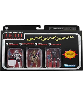 Hasbro Star Wars The Vintage Collection Gaming Greats Jedi: Survivor 3 3/4-Inch Scale Action Figures 3-Pack (F5564)