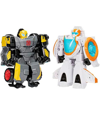 Transformers Toys Space Blast 2-Pack, Bumblebee and Autobot Blades 4.5-Inch Action Figures, Preschool Robot Toys for Kids Ages 3 and Up (Amazon Exclusive)