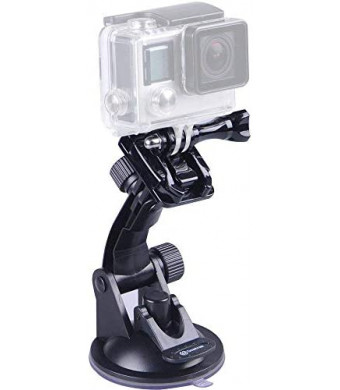 Smatree Suction Cup Mount Compatible for GoPro MAX / GoPro Hero 9/8/7/6/5/4/3+/3/Session/GOPRO HERO 2018/DJI OSMO Action Camera