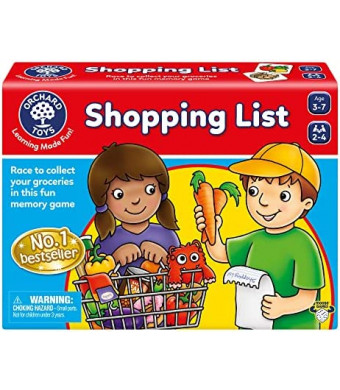 Orchard Toys Moose Games Shopping List Game Race to Collect Your Groceries in This Fun Memory Game. Age 3-7. 2-4 Players