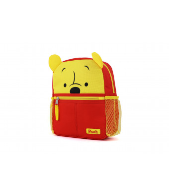 Disney Winnie The Pooh Yellow Harness Back Pack with Adjustable Straps and Zipper Closure