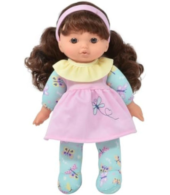 Gift Boutique Soft Baby Doll, 12 Inch Girl Doll with Hair, My First Doll for Infants, Toddlers, Girls and Boys