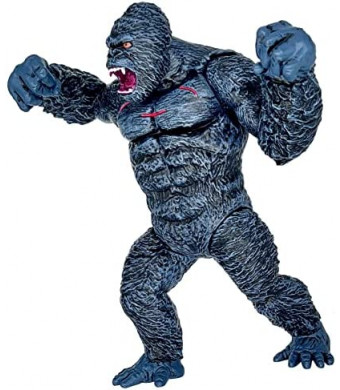 TwCare Giant King Kong vs Godzilla Attack Action Figure 11” Movie Series Fight Mode Gorilla Ape Solid Wild, Travel Bag