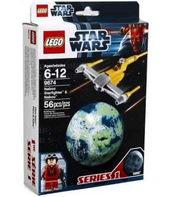 LEGO Star Wars Naboo Starfighter and Naboo 9674