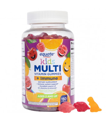 Equate Kids' Multivitamin + Immune Support Gummies, 150 ct