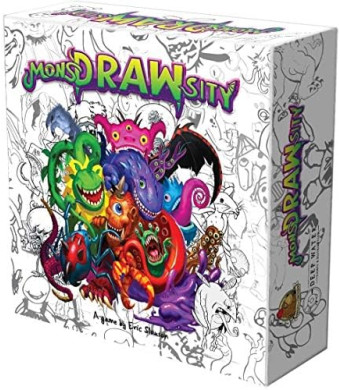 Deep Water Games MonsDRAWsity, Drawing Party Game Based on Verbal Description, Take Turns Describing & Drawing a Bizarre Monster - Be The Player Whose Drawing Most Closely Matches, 8+, 3-8 Players